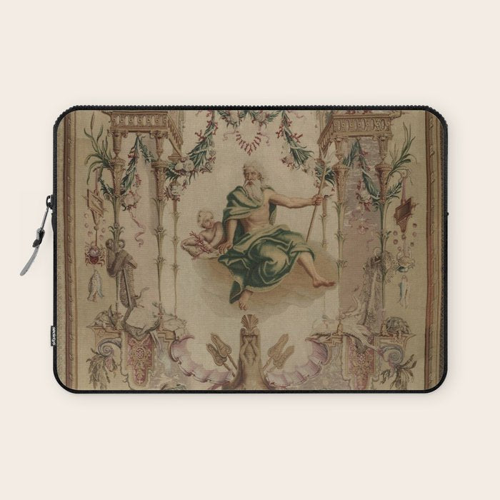 Antique 18th Century 'Neptune' French Tapestry Laptop Sleeve Gallery Image 1