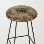 Antique 18th Century 'Neptune' French Tapestry Stool Gallery Image 2