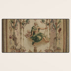 Antique 18th Century 'Neptune' French Tapestry Desk Mat Gallery Image 3