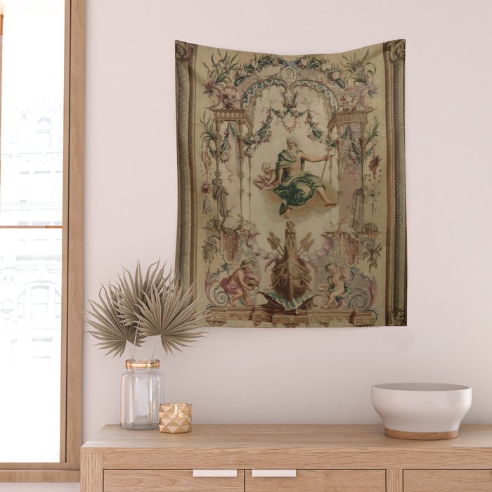 Antique 18th Century 'Neptune' French Tapestry Wall Tapestry Gallery Image 2