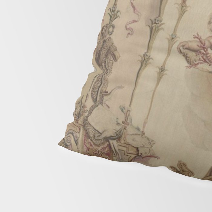 Antique 18th Century 'Neptune' French Tapestry Pillow Sham Gallery Image 4