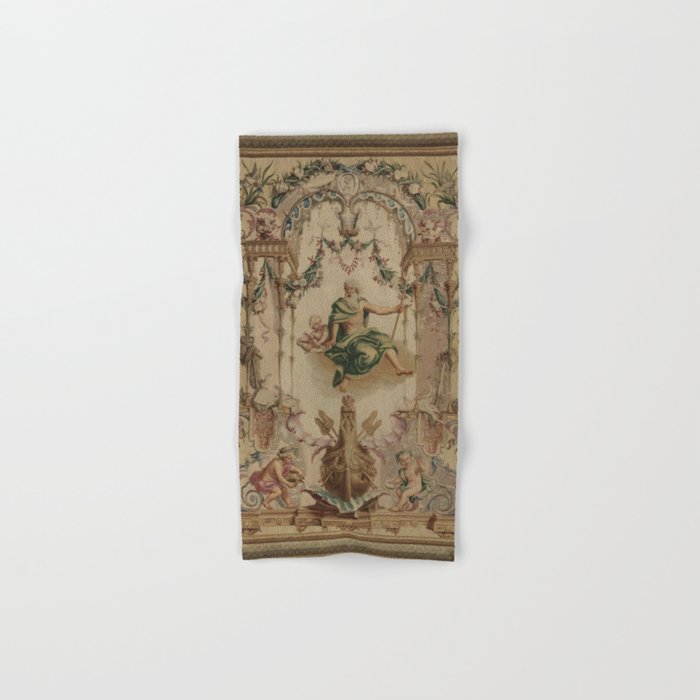 Antique 18th Century 'Neptune' French Tapestry Bath Towel Gallery Image 1