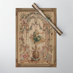 Antique 18th Century 'Neptune' French Tapestry Wrapping Paper Gallery Image 1