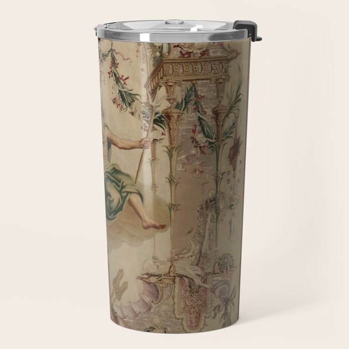 Antique 18th Century 'Neptune' French Tapestry Travel Mug Gallery Image 2
