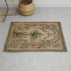 Antique 18th Century 'Neptune' French Tapestry Rug Gallery Image 1