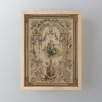 Antique 18th Century 'Neptune' French Tapestry Mini Art Print Gallery Image 1