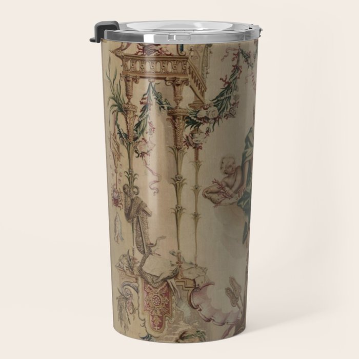 Antique 18th Century 'Neptune' French Tapestry Travel Mug Gallery Image 3