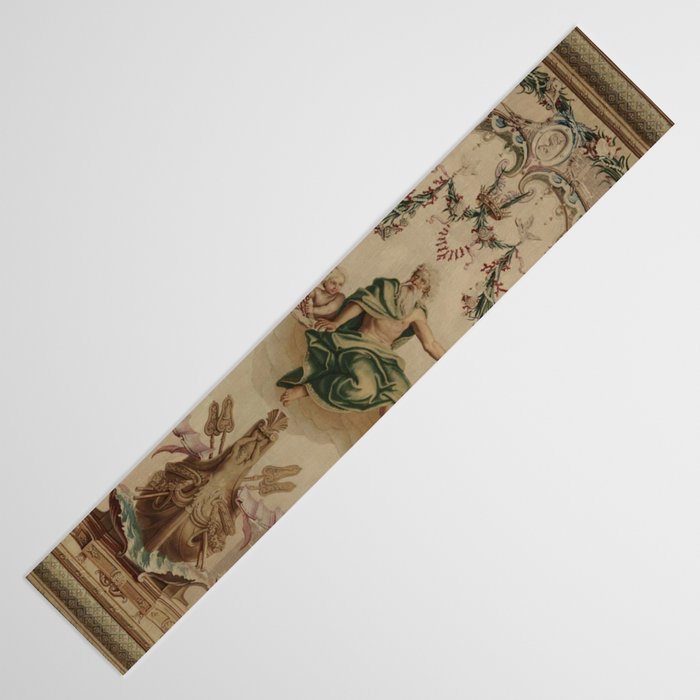 Antique 18th Century 'Neptune' French Tapestry Table Runner Gallery Image 3