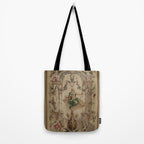 Antique 18th Century 'Neptune' French Tapestry Tote Bag Gallery Image 2
