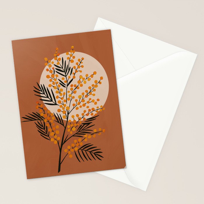 The Mimosa 2 Stationery Card Gallery Image 2
