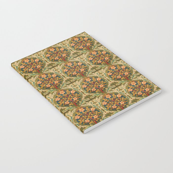 William Morris "Rose Wreath" Notebook Gallery Image 1