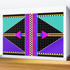 Memphis pattern 117 - 80s / 90s Retro Wall Mural Gallery Image 2