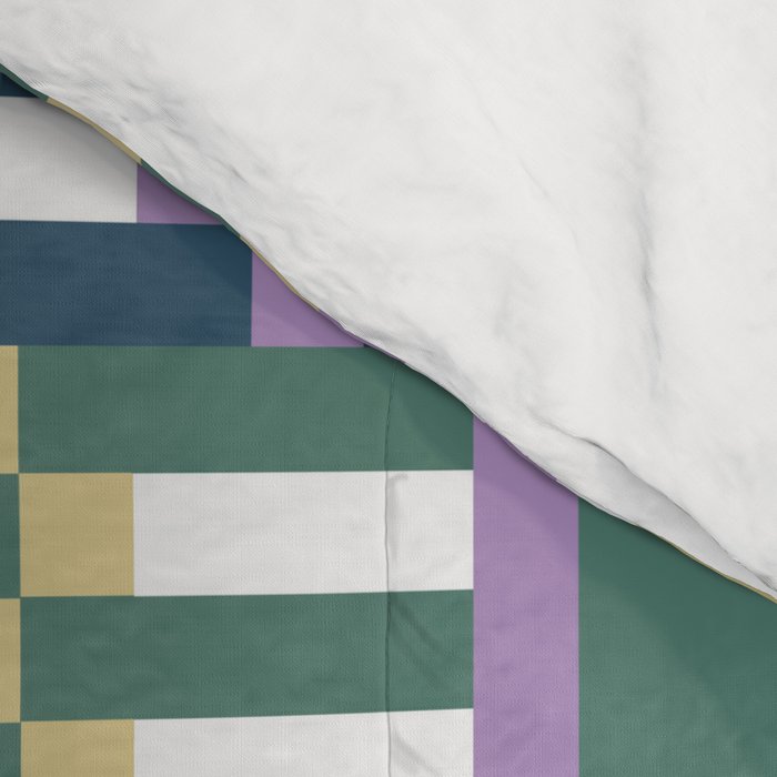 Abstract Block Mosaic R Comforter Gallery Image 4