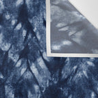 Indigo Blue Shibori Tie Dye, Boho Art Wall Tapestry Gallery Image 3