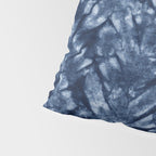 Indigo Blue Shibori Tie Dye, Boho Art Pillow Sham Gallery Image 4