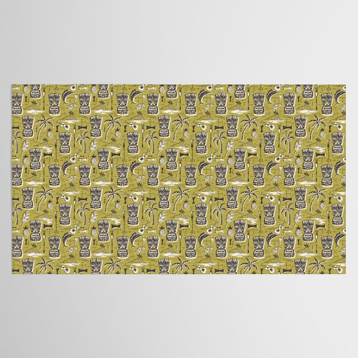 Tropical Tiki Green Tablecloth Gallery Image 2
