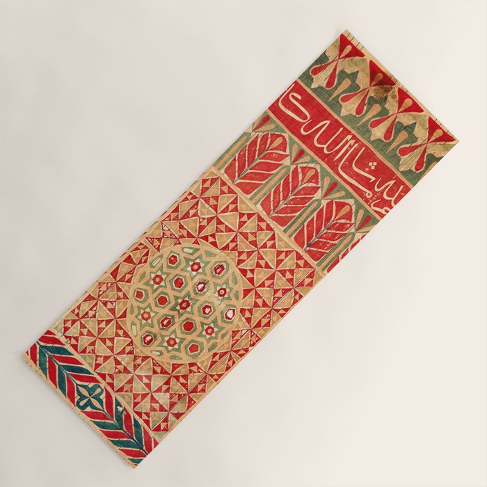 Egyptian Khedival Tent Hanging Print Yoga Mat Gallery Image 1