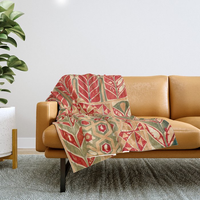 Egyptian Khedival Tent Hanging Print Throw Blanket Gallery Image 1