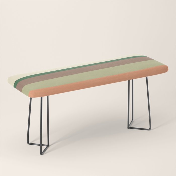 Desert Oasis stripes Bench Gallery Image 1