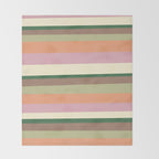 Desert Oasis stripes Throw Blanket Gallery Image 2