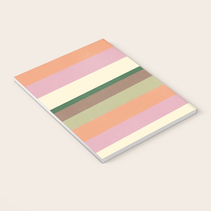 Desert Oasis stripes Notebook Gallery Image 3