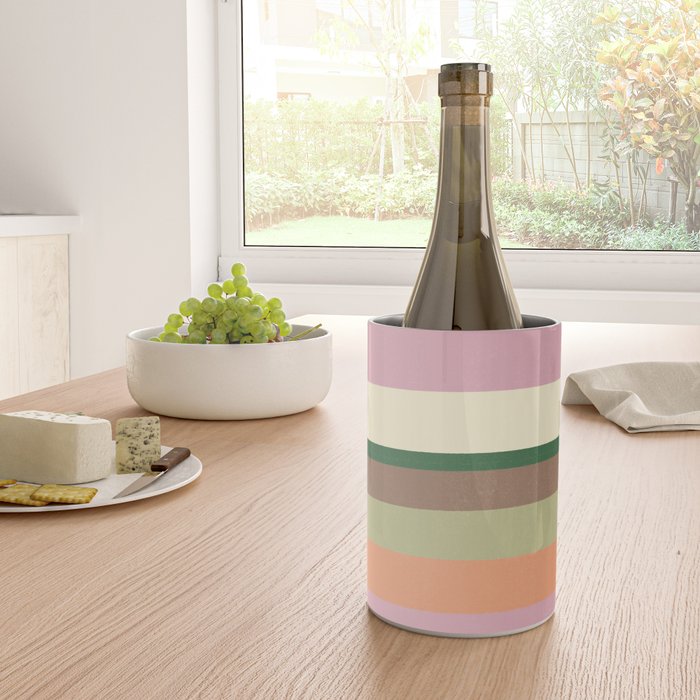 Desert Oasis stripes Wine Chiller Gallery Image 4