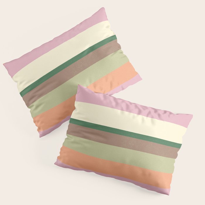 Desert Oasis stripes Pillow Sham Gallery Image 3