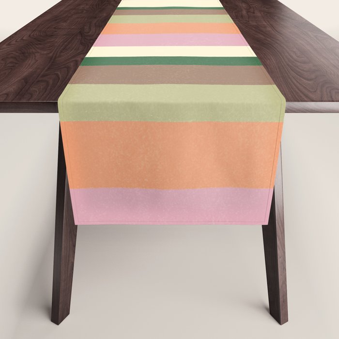 Desert Oasis stripes Table Runner Gallery Image 1