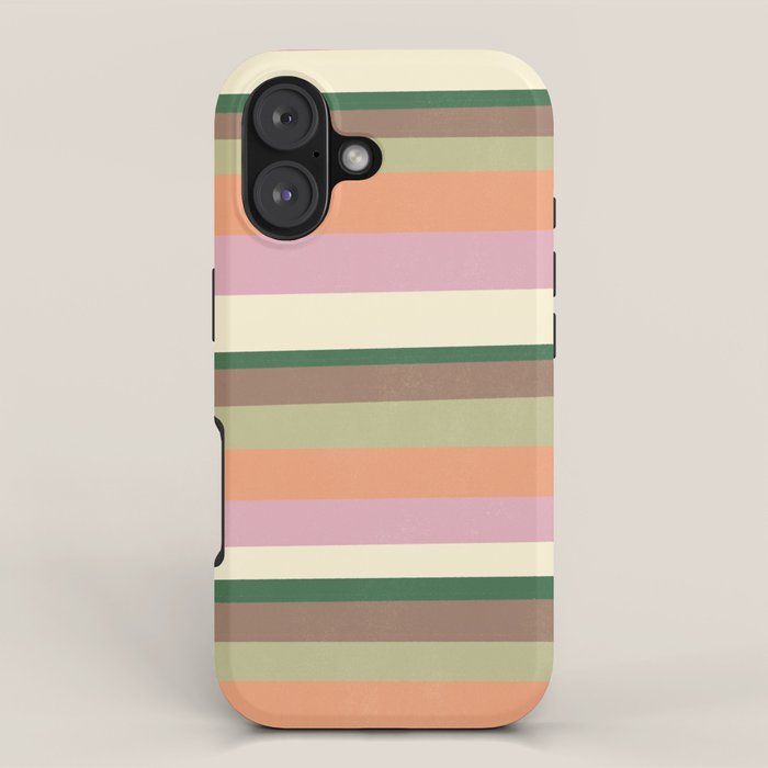 Desert Oasis stripes iPhone Case Gallery Image 1