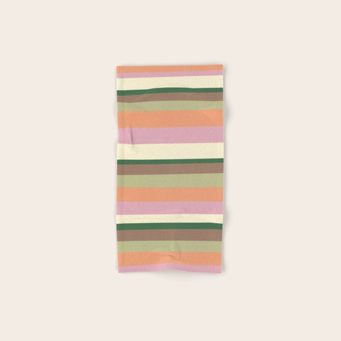 Desert Oasis stripes Bath Towel Gallery Image 1