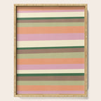 Desert Oasis stripes Serving Tray Gallery Image 1