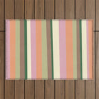 Desert Oasis stripes Outdoor Rug Gallery Image 1