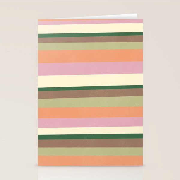 Desert Oasis stripes Stationery Card Gallery Image 1