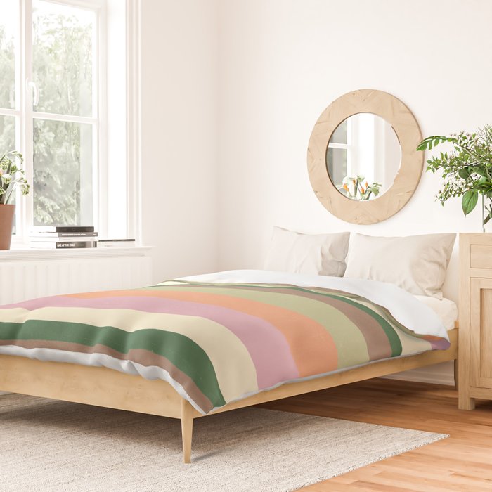 Desert Oasis stripes Duvet Cover Gallery Image 2