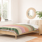 Desert Oasis stripes Duvet Cover Gallery Image 2