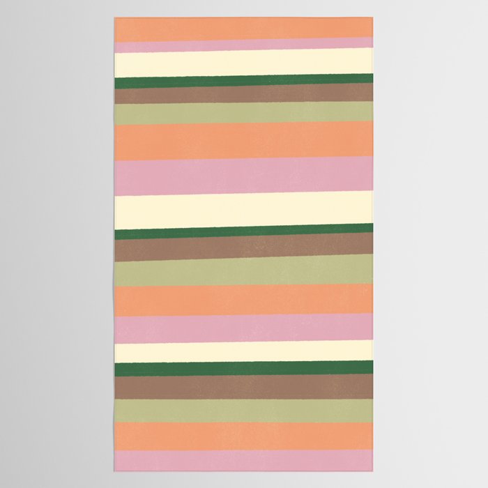 Desert Oasis stripes Tablecloth Gallery Image 2