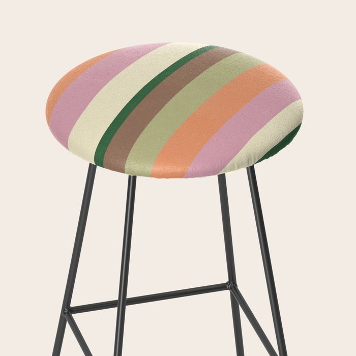 Desert Oasis stripes Stool Gallery Image 2