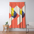BALLS / Tennis - clay court II Window Curtain Gallery Image 5