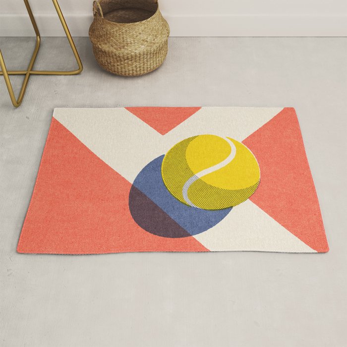 BALLS / Tennis - clay court II Rug Gallery Image 1