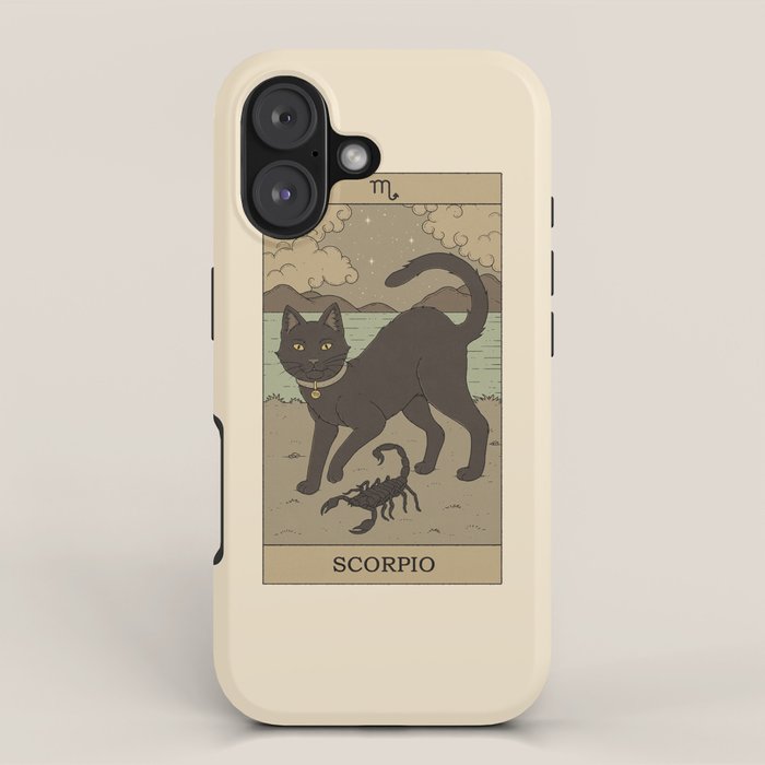 Scorpio Cat iPhone Case Gallery Image 1