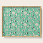 Ocean Crustaceans And Nautical Seashells Serving Tray Gallery Image 1