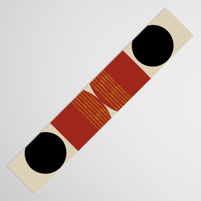 half moon abstract  Table Runner Gallery Image 3