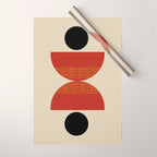 half moon abstract  Wrapping Paper Gallery Image 1