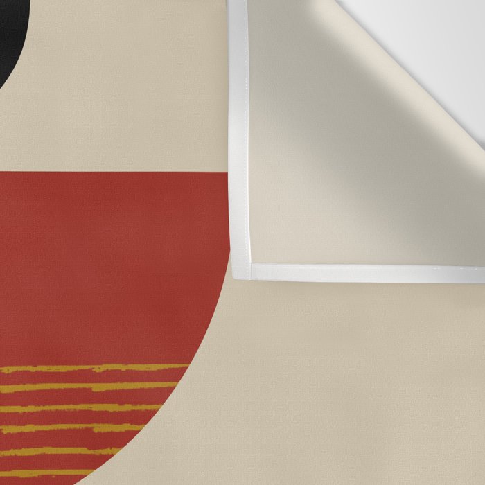 half moon abstract  Wall Tapestry Gallery Image 3