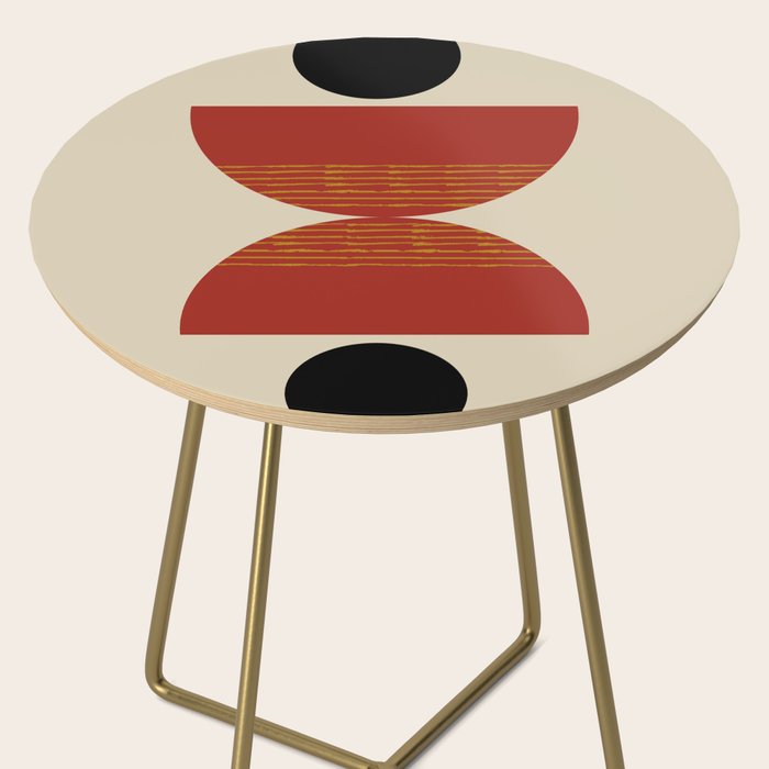 half moon abstract  Side Table Gallery Image 2