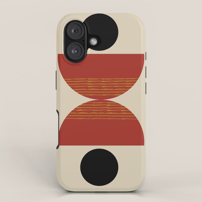 half moon abstract  iPhone Case Gallery Image 1