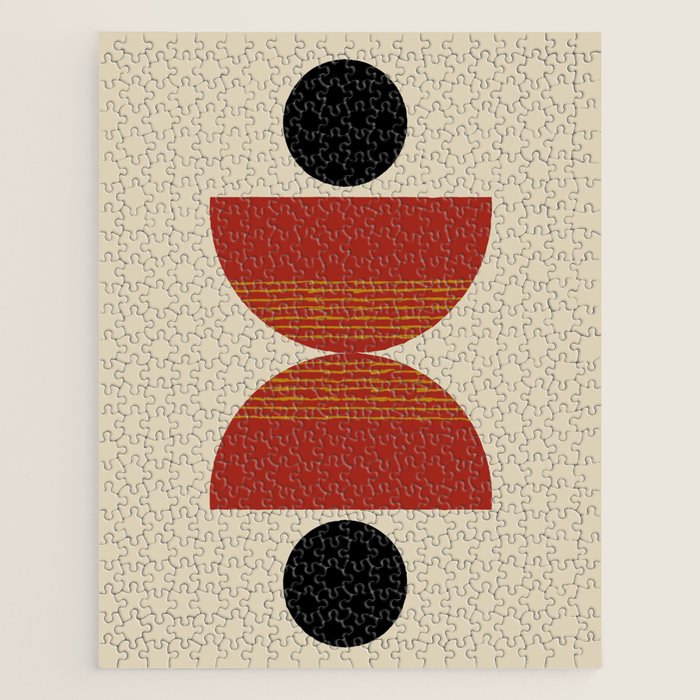 half moon abstract  Jigsaw Puzzle Gallery Image 1