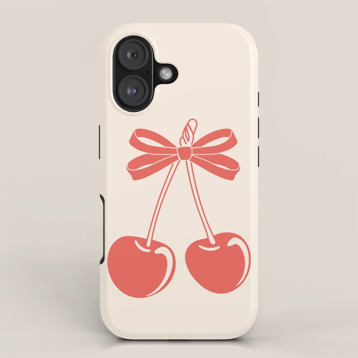 Cherry Bow Delight iPhone Case Gallery Image 1