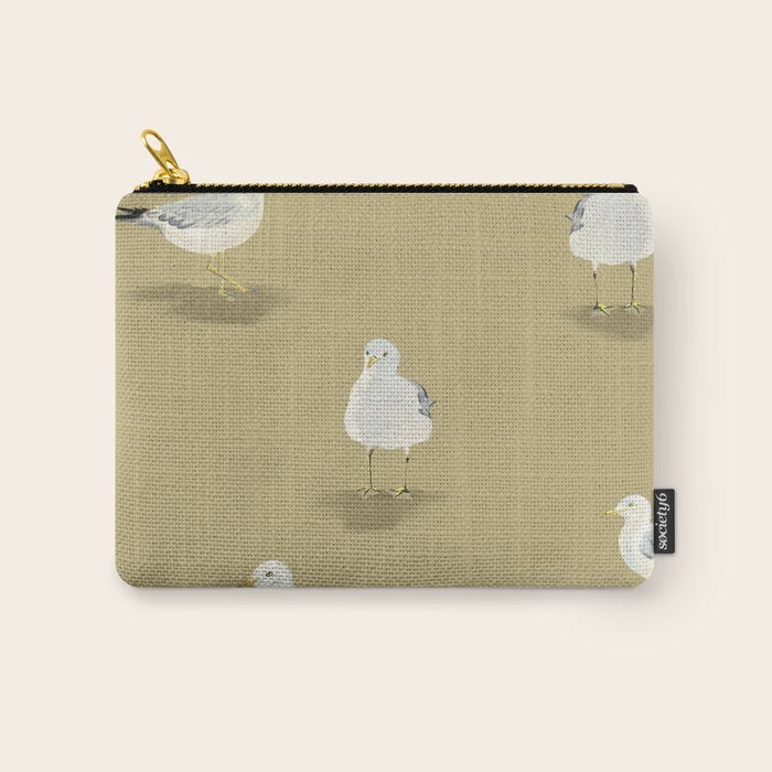 Coastal Seagulls  Carry All Pouch Gallery Image 1