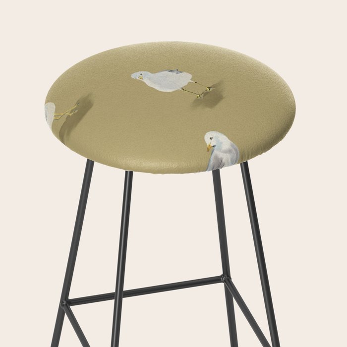 Coastal Seagulls  Stool Gallery Image 2